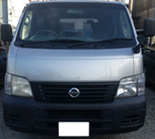 神奈川県横浜市瀬谷区Ｍ様キャラバンＶＰＥ25フロントガラス修理交換